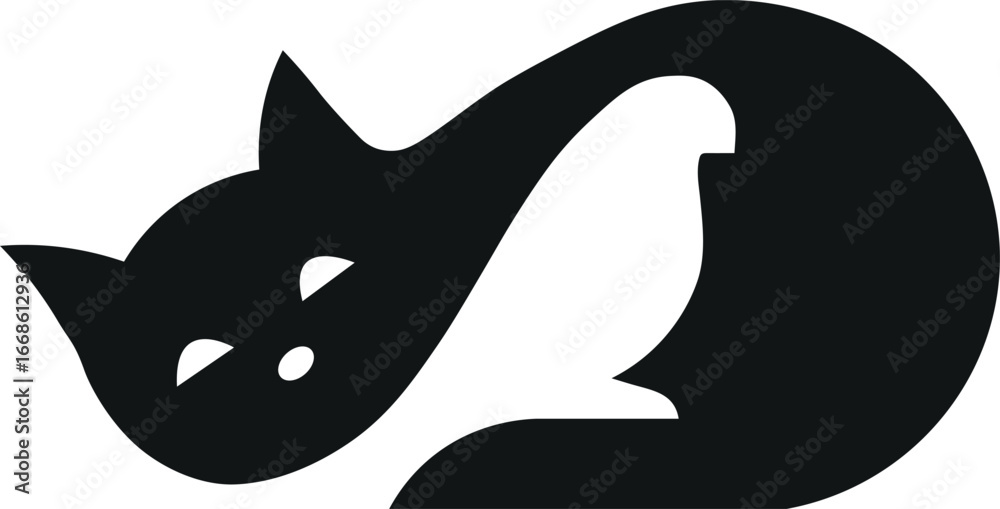 Obraz premium Creative Cat Logo Design ideas for your inspiration