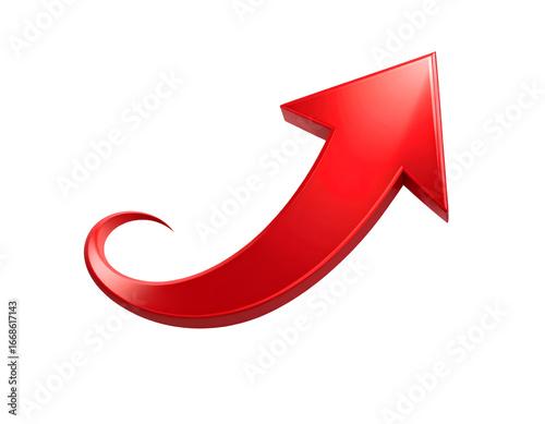 red arrow icon on white background. flat style. arrow icon for your web site design