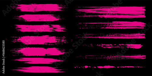 black pink brush pattern car sticker banner sporty abstract line pink black color combination grunge brush pattern modern motorsport racing design