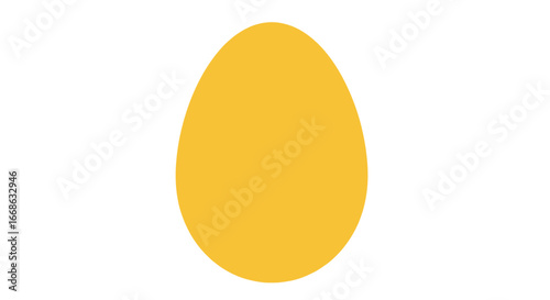 Golden Egg Symbolizing Potential and New Beginnings in Simple Design.