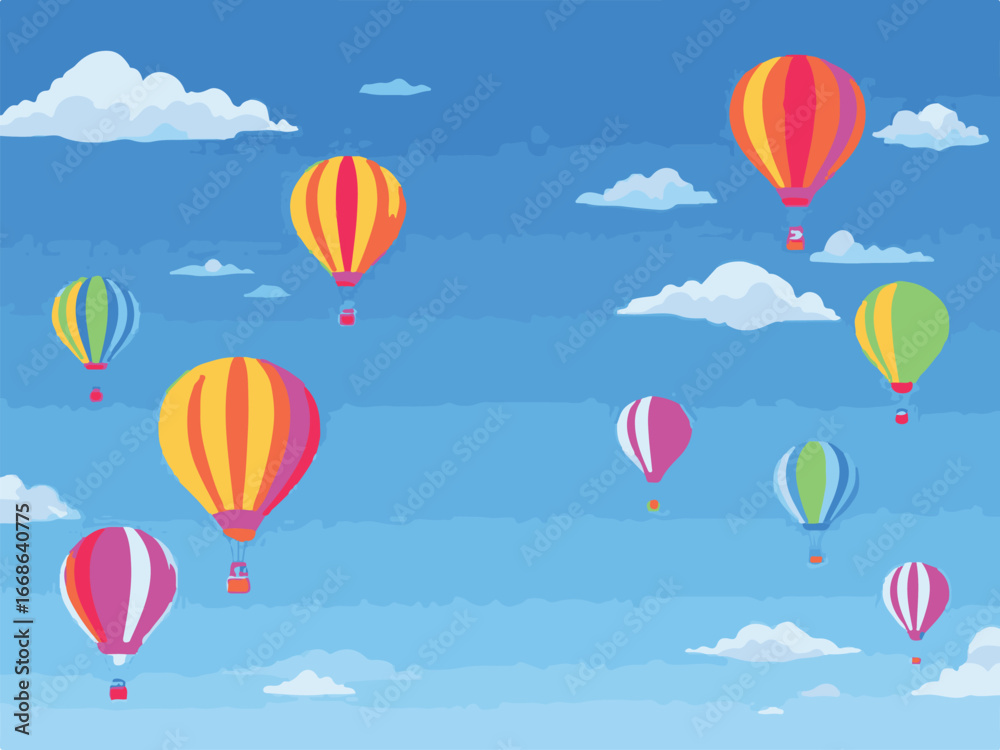 Fototapeta premium hot air balloons