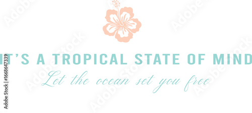 Flower surf hibiscus trendy summer cute floral tropical Hawaii maldives Lilly surfer ocean Vacay Mode Vacation Holiday t-shirt design Slogan Logo Graphic Vector clothing girly summer illustration 