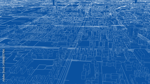 Blueprint Cityscape
