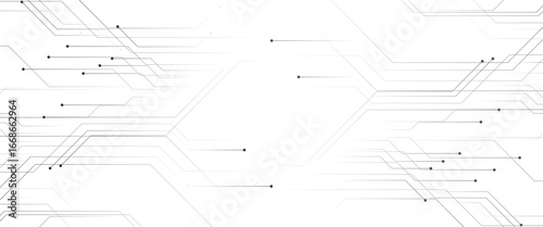 Vector abstract digital technology with line digital technological for web banner background