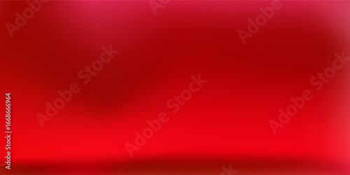 Elegant red gradient. Light and shadow blurred, flowing effect art simple