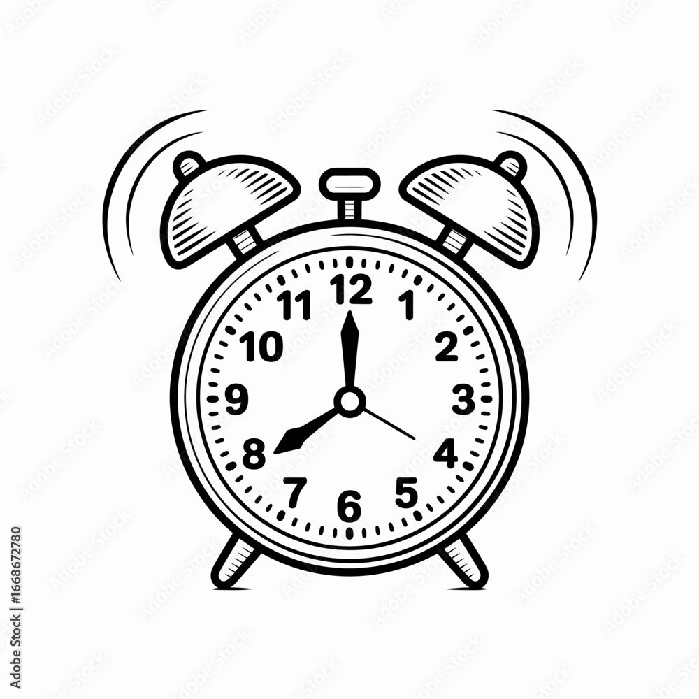 Fototapeta premium retro alarm clock