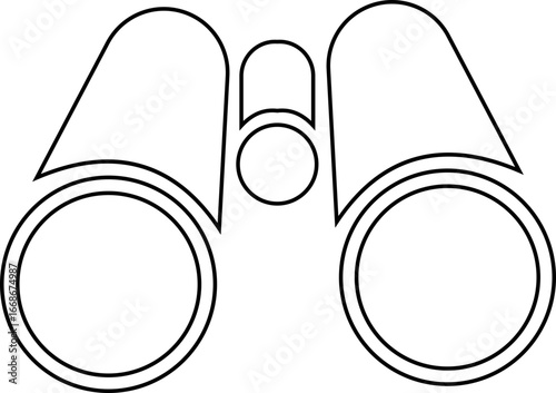 Binocular field glasses icon are optical instruments designed to allow both eyes to view magnified images of distant objects simultaneously for diverse applications design and visual communication