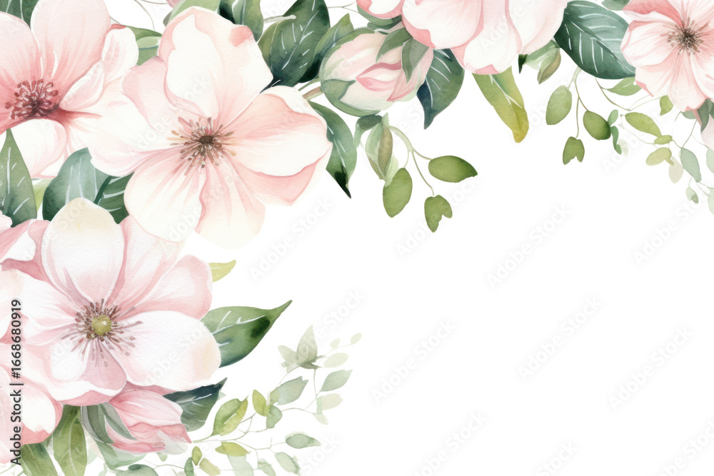 Obraz premium PNG Minimal white bouquet blossom pattern flower.