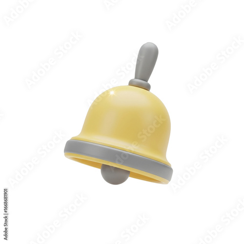 golden bell isolated