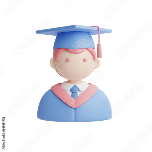 graduation cap with diploma