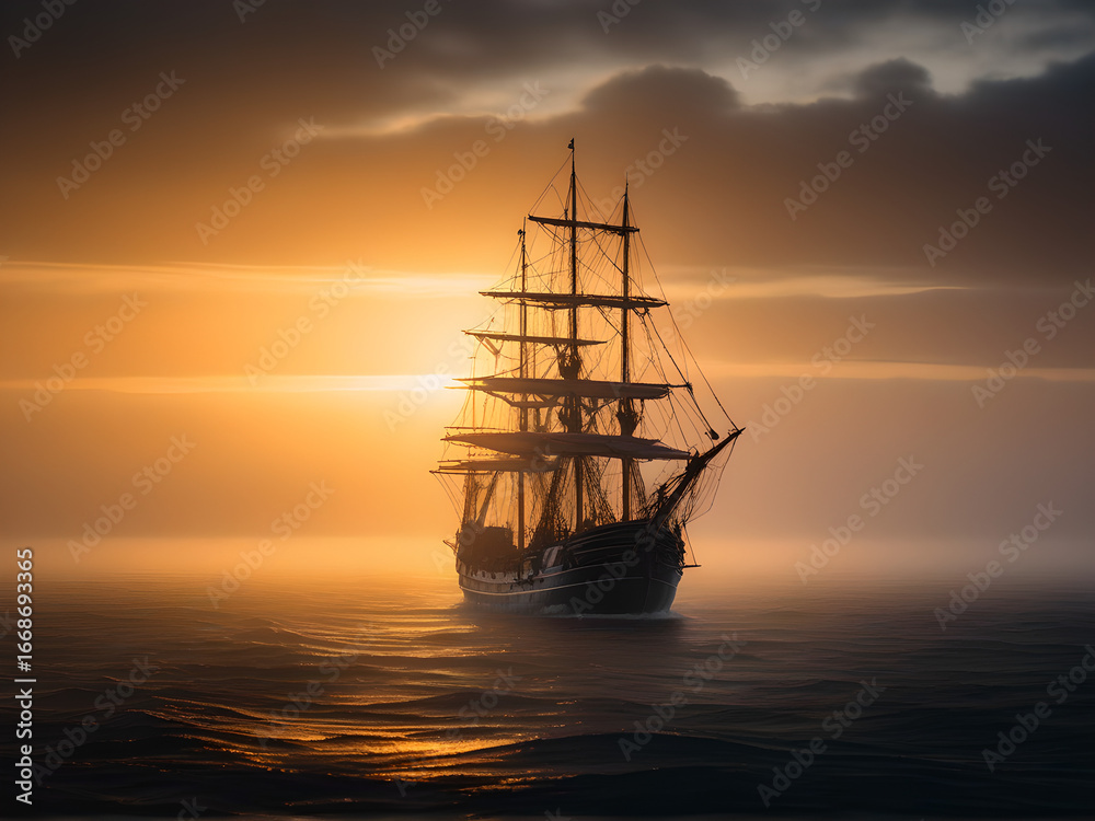 Fototapeta premium Sailing