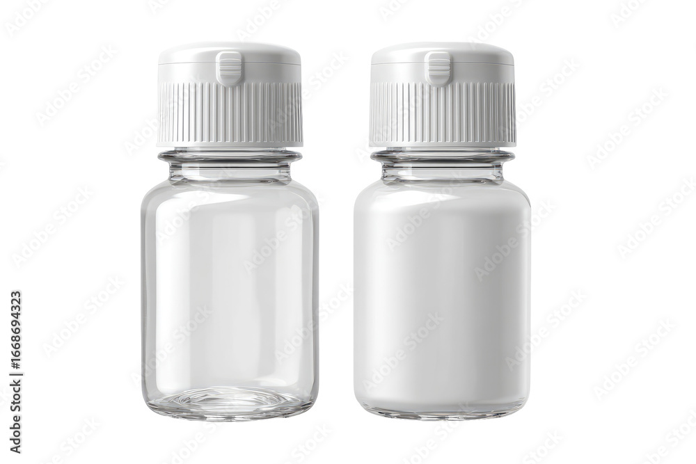Two clear plastic containers, rectangular shape, white screw-on lids Two clear plastic containers, rectangular shape, white screw-on lids