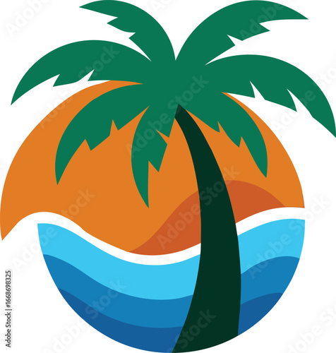Hotel tourism holiday summer beach coconut palm tree
