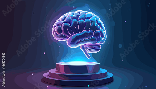 futuristic technology, AI graphics, digital brain, artificial intelligence design, cyber world, glowing butterfly illustration, neon technology, virtual reality, sci-fi background, glowing circuit des