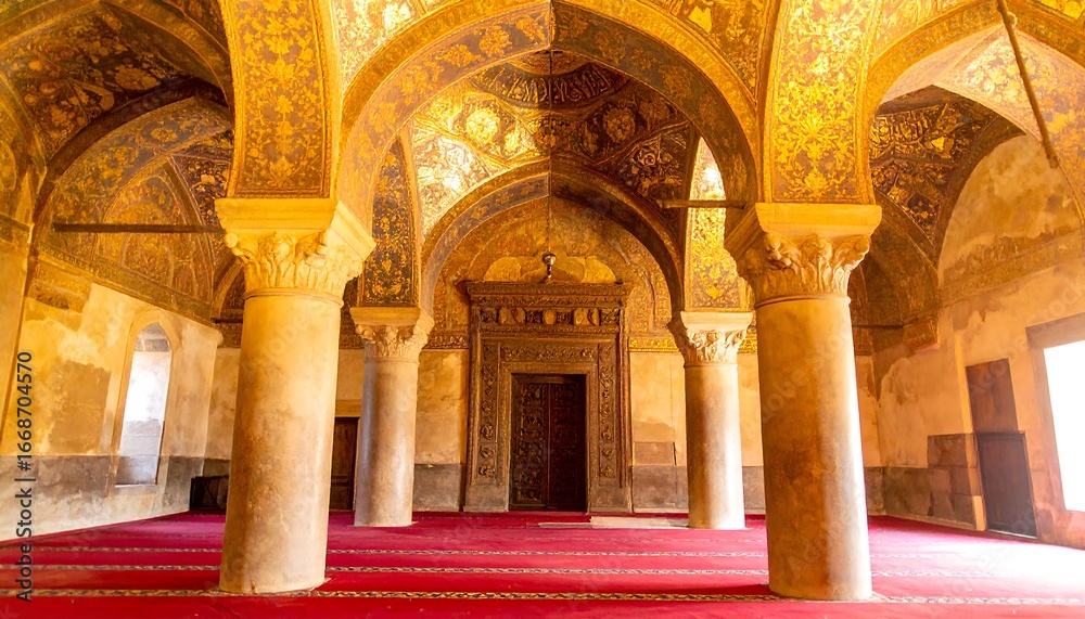 Obraz premium Ornate mosque interior (1)