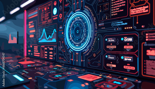 futuristic technology, AI graphics, digital brain, artificial intelligence design, cyber world, glowing butterfly illustration, neon technology, virtual reality, sci-fi background, glowing circuit des