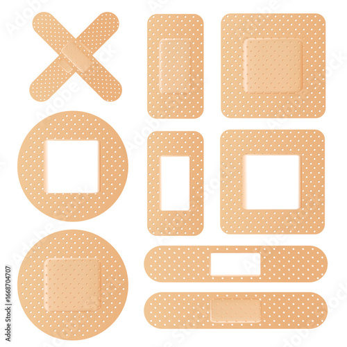Vector Aid Band Plaster Medical Set.