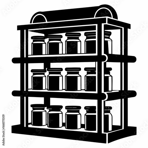 Spice Rack Silhouette
