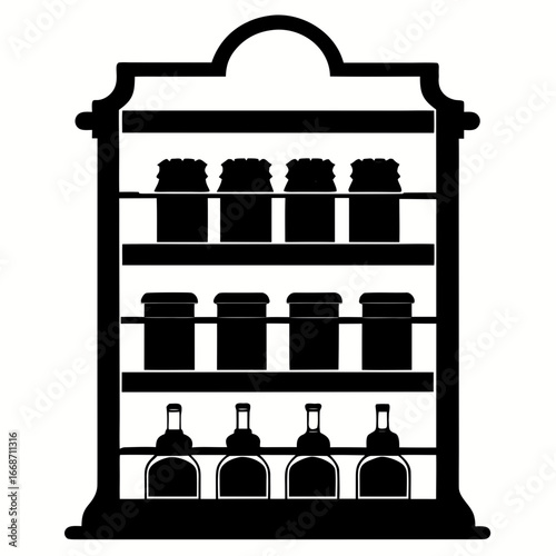 Spice Rack Silhouette