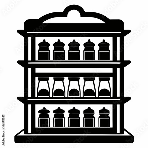 Spice Rack Silhouette
