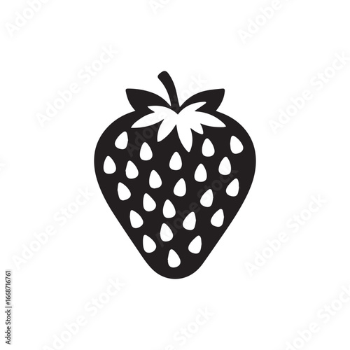 Vector art of strawberry, a luscious and vibrant fruit, perfect for adding a touch of sweetness and freshness to your designs
