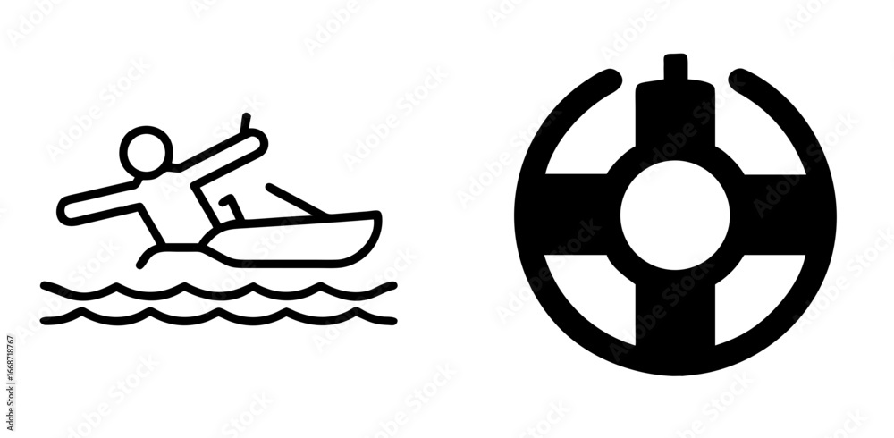 Rescue Icon for Emergency, Safety, First Aid, and Disaster Response Rescue Icon for Emergency, Safety, First Aid, and Disaster Response