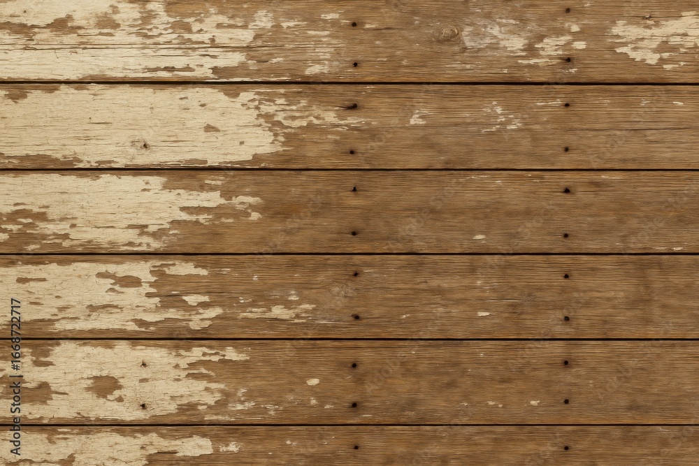 Naklejka premium Rustic Brown Wooden Plank Texture Background for Rustic, Decorative, and Creative Projects