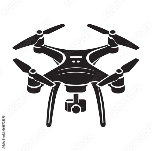 Drone silhouette vector D99