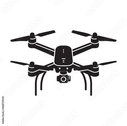 Drone silhouette vector D99