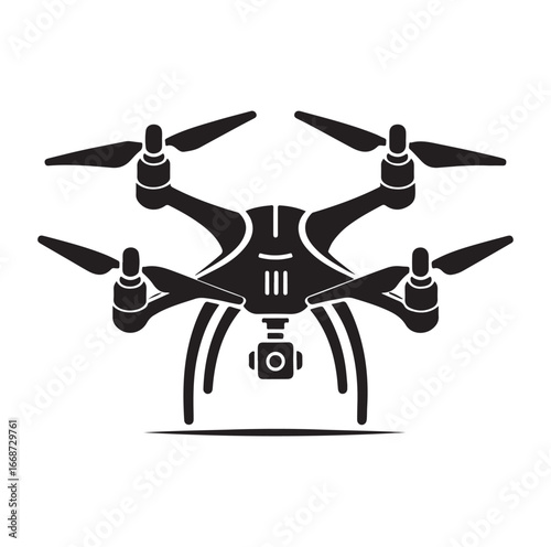 Drone silhouette vector D99