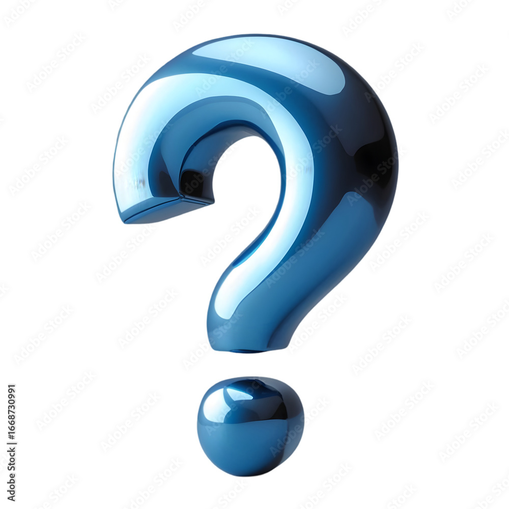 Naklejka premium question mark symbol