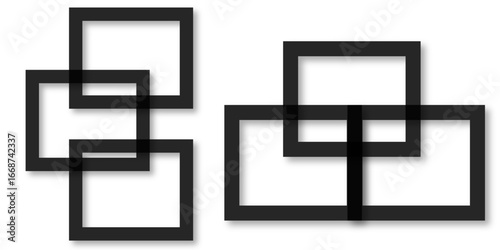 Abstract black lines on white background. luxury white geometric random lines with pattern. Modern white transparent material in triangle and squares shapes. abstract background vector illustration.