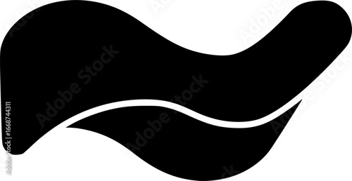 Flexible state outline icon vector