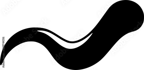 Flexible state outline icon vector