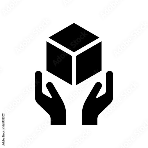 handle with care sign symbol suitable for packaging