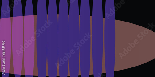 Abstract Composition: A vibrant abstract composition featuring overlapping shapes, lines, and gradients creates a visually dynamic artwork.