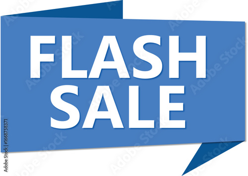 Flash Sale Label Design – Limited Time Offer Tag, Discount Badge, and Promotional Sticker Vector