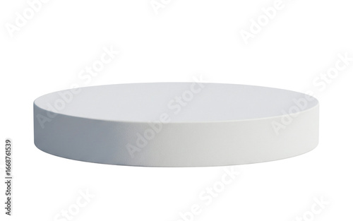 Papier peint White cylinder platform for a minimalist product showcase