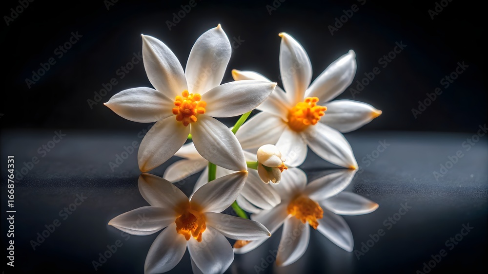Fototapeta premium white frangipani flower