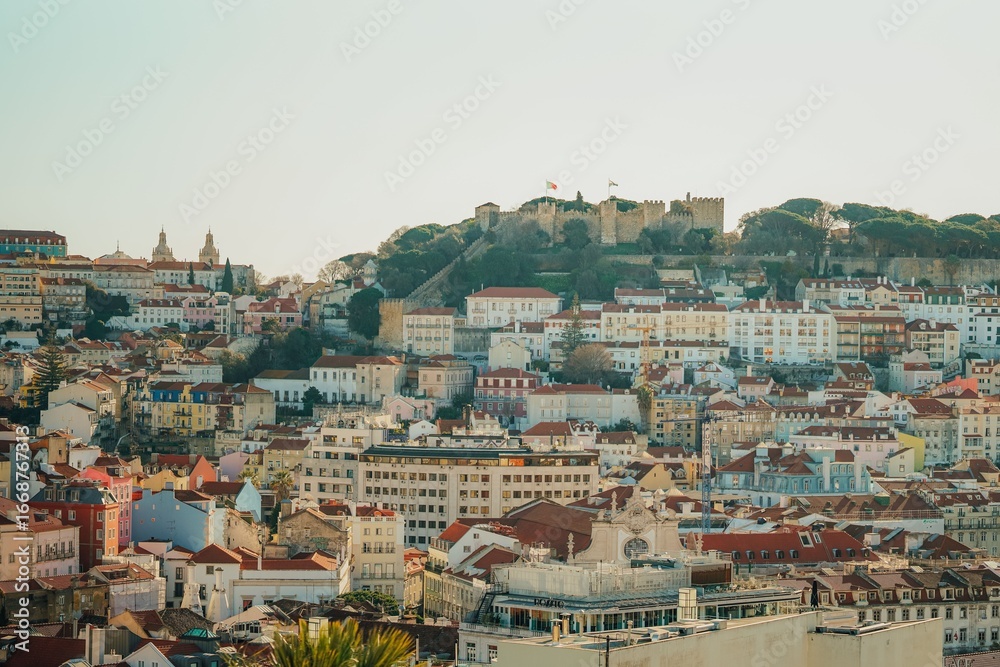Obraz premium Panoramic view of Lisbon.
