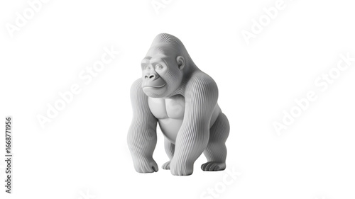 3d rendered illustration of a nude woman