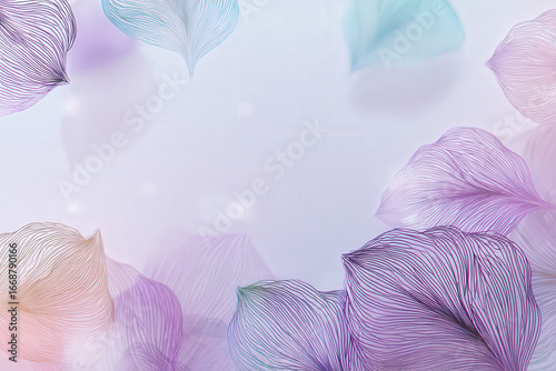 clean background design featuring super thin lines and delicate patterns on textured paper