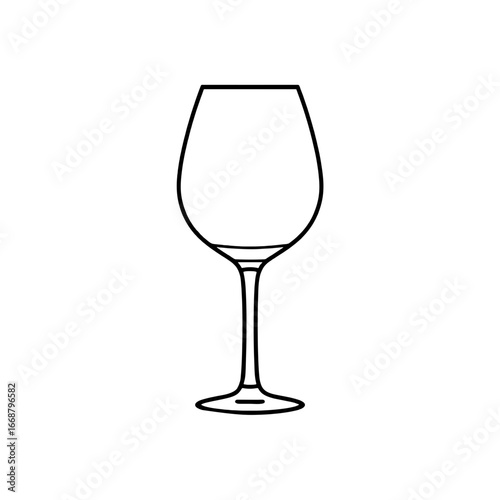 Elegant Celebration with Wine Glass