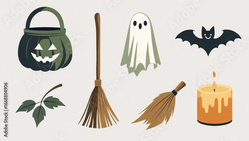 Pumpkin Selfie with Smartphone – Fun Digital Halloween Clipart
