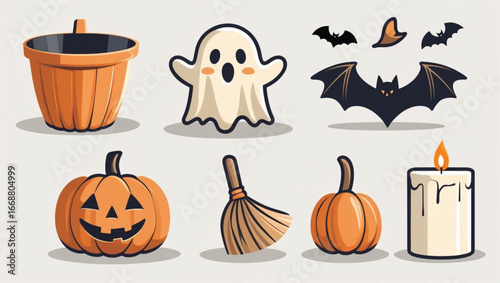 Spider Web with Digital Network Nodes – Cyber Halloween Vector Concept