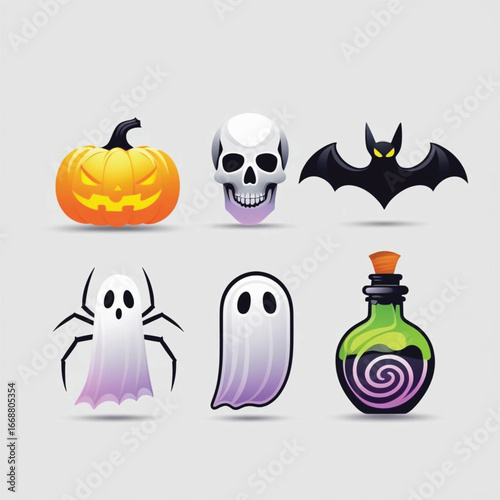 Pumpkin Lantern & VR Headset – Tech-Inspired Halloween Illustration