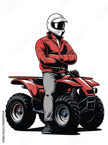 man riding a motorcycle