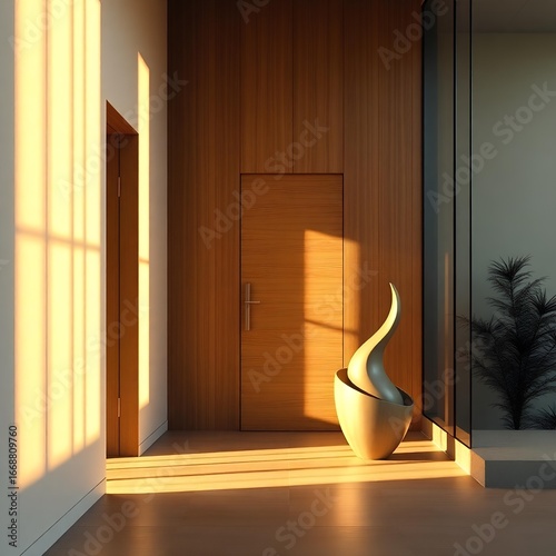 Photo of modern home entryway