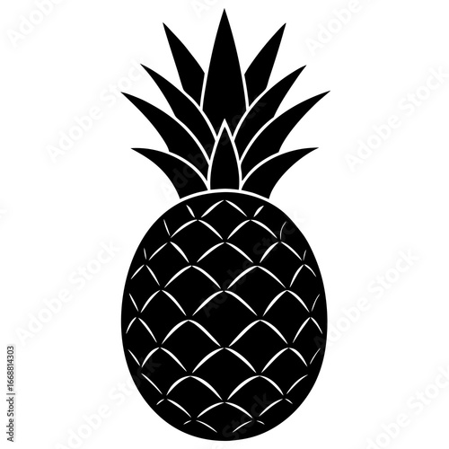 pineapple vector illustration