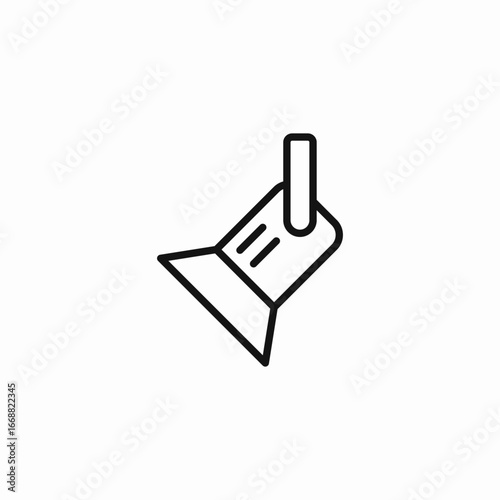spotlight directional light icon sign vector